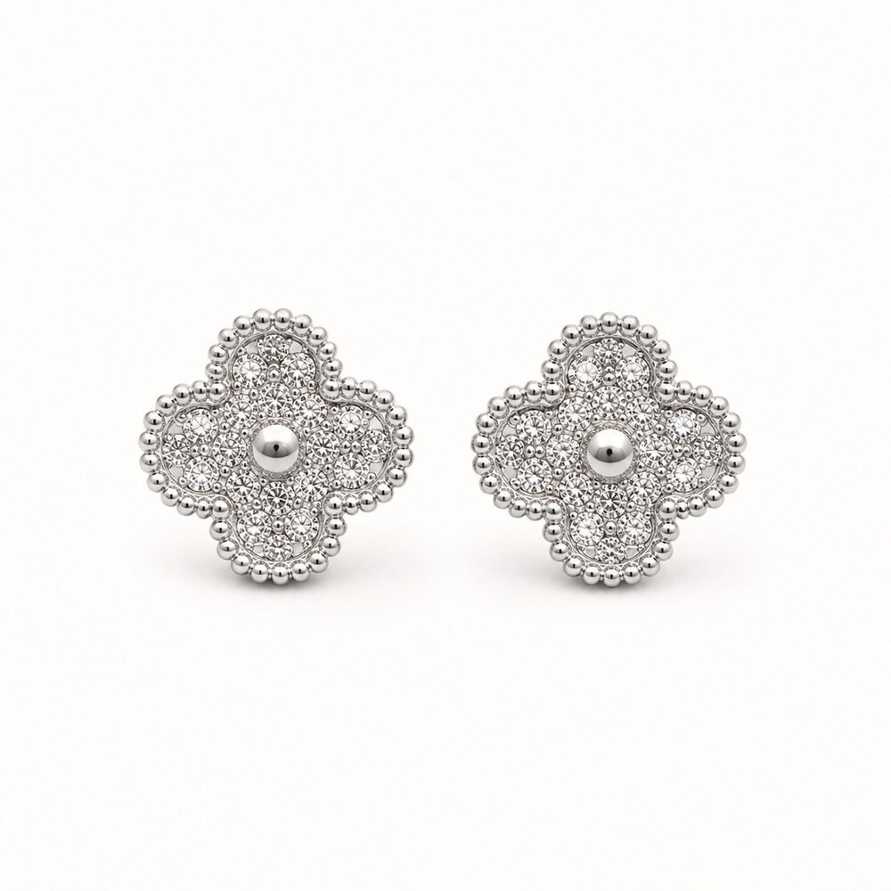 Van Cleef & Arpels Elegant Signature Earrings Style 4 | New with Box